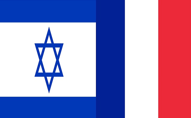 israel france flag
