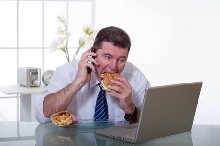 eating at your desk