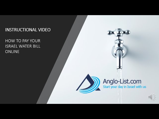 Paying your Water Bill Online – Video